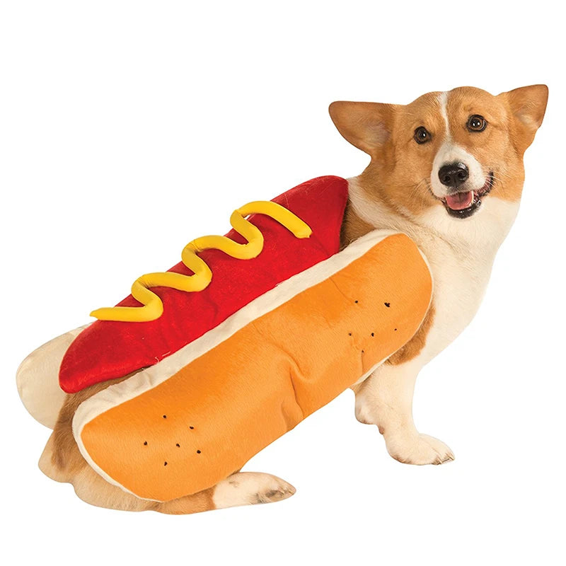 Costume Hot Dog pour Chien – Chaud et Amusant 🌭🐶