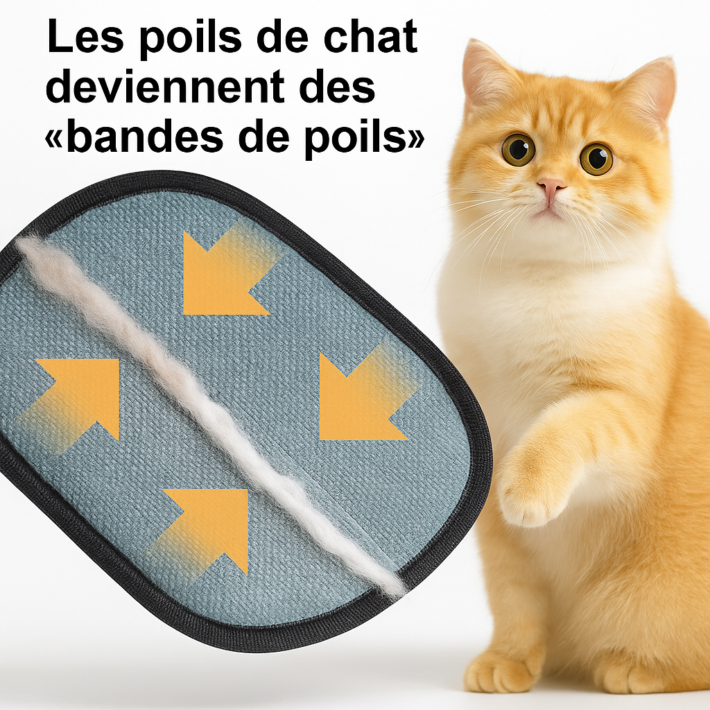 Gant magique anti-poils